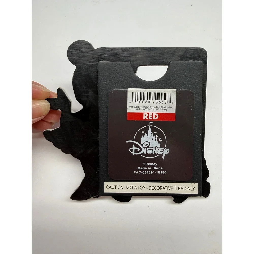 Disney Parks Minnie Mouse FigaroCat Polka Dot Magnet Photo Frame Red White Black